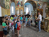 В Покровском кафедральном соборе г. Шахты состоялась ознакомительная экскурсия для детей летней площадки школы № 38