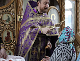Прихожане и сотрудники Донского храма города Новошахтинска поздравили протоиерея Романа Амплеева с двенадцатилетием служения в сане протоиерея