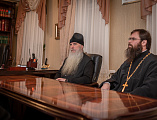 Епископ Шахтинский и Миллеровский Симон и епископ Каменский и Камышловский Мефодий обсудили перспективу развития работы по помощи наркозависимым в Шахтинской епархии