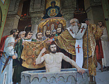 Преосвященнейший епископ Симон, духовенство Покровского собора и тысячи верующих молитвенно отметили праздник Крещения Господня в главном храме Шахтинской епархии