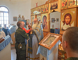 В храме Казанской иконы Пресвятой Богородицы при воинской части 3033 Войск национальной гвардии РФ отметили престольный праздник