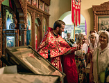 В престольный праздник Преосвященнейший епископ Симон совершил Божественную литургию в храме святой блаженной Ксении Петербургской города Шахты