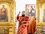 Преосвященнейший Симон совершил Божественную литургию и хиротонию во пресвитеры в храме великомученика Георгия Победоносца хутора Лихой