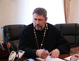 Преосвященнейший епископ Симон провел рабочее совещание с руководителями социального и молодежного епархиальных отделов