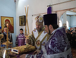 Преосвященнейший епископ Симон с архипастырским визитом посетил Чернышевское благочиние