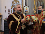 В престольный день Преосвященнейший епископ Симон совершил Божественную литургию в храме в честь великомученицы Варвары города Гуково