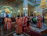 Соборное служение архиереев Донской митрополии в соборе Рождества Христова города Волгодонска