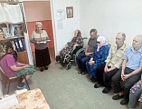 Таинство Причастия в доме престарелых поселка Садовый