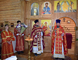 Торжественным богослужением почтили день памяти святых царственных страстотерпцев в Алексеевском Архиерейском подворье при казачьем кадетском корпусе имени Я.П. Бакланова г. Шахты