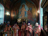 Соборное богослужение состоялось в Никольском храме станицы Багаевской 