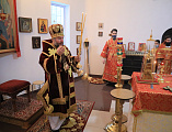 В престольный день Преосвященнейший епископ Симон совершил Божественную литургию в храме в честь великомученицы Варвары города Гуково