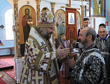 Преосвященнейший епископ Симон с архипастырским визитом посетил Чернышевское благочиние