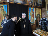 С архипастырским визитом Преосвященнейший епископ Симон посетил второй кафедральный город Шахтинской епархии Миллерово
