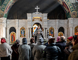 В день памяти великомученика Феодора Тирона Преосвященнейший епископ Симон совершил Литургию в Покровском кафедральном соборе города Шахты