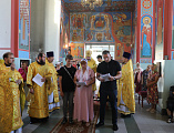 Преосвященнейший епископ Симон совершил Литургию и чин присоединения к Православной Церкви временно от нее отпавших христианин в храме Покрова Богородицы г. Каменск-Шахтинский