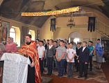В Пантелеимоновском храме поселка Глубокий прошла встреча с учениками Глубокинской казачьей СОШ №1
