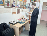 Освящение куличей в доме престарелых поселка Садовый