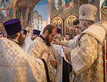 Преосвященнейший епископ Симон совершил Великую рождественскую вечерню