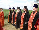 Преосвященнейший епископ Симон вместе с фермерами помолился о благополучии урожая на донских полях