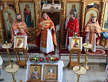 В храме Донской иконы Божией Матери почтили память священномученика Александра, епископа Команского
