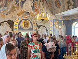 Престольный праздник в храме честь Рождества пророка Предтечи и Крестителя Господня Иоанна молитвенно отметили в станице Боковской