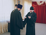 Епископ Шахтинский и Миллеровский Симон вручил Патриаршие награды духовенству Шахтинской епархии