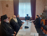 В храме Архистратига Михаила пос. Каменоломни прошло очередное собрание духовенства Нижнедонского благочиния