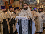 Преосвященнейший епископ Симон совершил Великую рождественскую вечерню