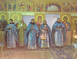 В престольный день состоялось соборное богослужение в храме в честь иконы Божией Матери Всех Скорбящих Радосте села Тихая Журавка Чертково-Калитвенского благочиния