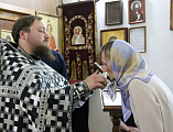 В Страстную Среду епископ Симон совершил богослужение в храме великомученика Пантелеимона города Гуково
