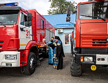 Епископ Шахтинский и Миллеровский Симон освятил пожарно-спасательную технику в день празднования иконы Божией Матери «Неопалимая Купина»