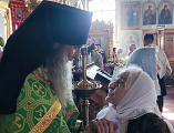 Соборным богослужением в шахтинском храме Вознесения Господня отметили праздник в честь преподобного Сергия Радонежского