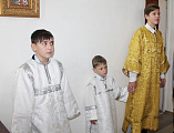 «Детской Божественной литургией» отметили 6-летие освящения храма Пантелеимона Целителя в г. Гуково