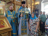 В 18 раз приход Донской иконы Божией Матери Новошахтинска молитвенно отметил престольный праздник