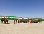 Торжественное вручение званий военнослужащим, прошедшим обучение на младших командиров