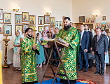 Преосвященнейший епископ Симон совершил Божественную литургию в храме апостола и евангелиста Иоанна Богослова при Институте сферы обслуживания и предпринимательства (филиал) ДГТУ в г. Шахты