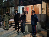 Священник принял участие в торжественной отправке призывников срочной службы в ОВК Багаевского района