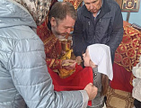 В храме хутора Ажинов причастились воспитанники детского сада «Сказка»