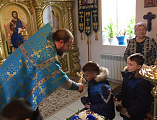 В храме святой Анны Кашинской состоялась очередная встреча с воспитанниками детского сада № 1 мкр. Заводской г. Каменск-Шахтинский
