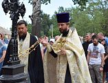 В храме святителя Тихона Задонского ст. Кривянской в годовщину кончины протоиерея Анатолия Почтового молитвенно почтили память покойного настоятеля