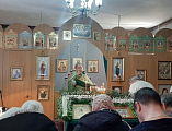 В поселке Отрадный престольный праздник в часть преподобного Серафима Саровского