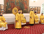 Совершая архипастырский визит в Верхнедонское благочиние, Преосвященнейший епископ Симон посетил приход Архистратига Михаила станицы Вёшенской