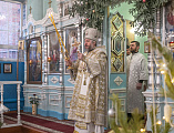 С архипастырским визитом Преосвященнейший епископ Симон посетил приход храма Архистратига Михаила в поселке Каменоломни
