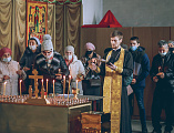 В день освобождения г. Шахты от немецко-фашистских захватчиков в Покровском кафедральном соборе совершена панихида по погибшим воинам и мирным жителям военного времени