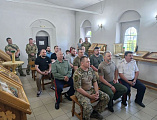 В Донском храме Новошахтинска прошла встреча с казаками станицы Мало-Несветаевской