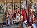 В храме Донской иконы Божией Матери почтили память священномученика Александра, епископа Команского