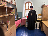 В здании Воскресной школы храма святителя Николая станицы Багаевской состоялось открытие Уголка боевой доблести и воинской славы