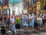 В праздник Преображения Господа Бога и Спаса нашего Иисуса Христа Преосвященнейший епископ Симон совершил Божественную литургию и диаконскую хиротонию