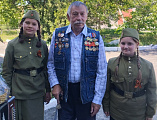 Дети Свято-Пантелеимоновского прихода приняли участие в дворовых концертах для ветеранов Великой Отечественной войны
