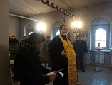 В Донском храме г. Новошахтинска состоялась традиционная встреча казаков станицы Мало-Несветаевской с духовником